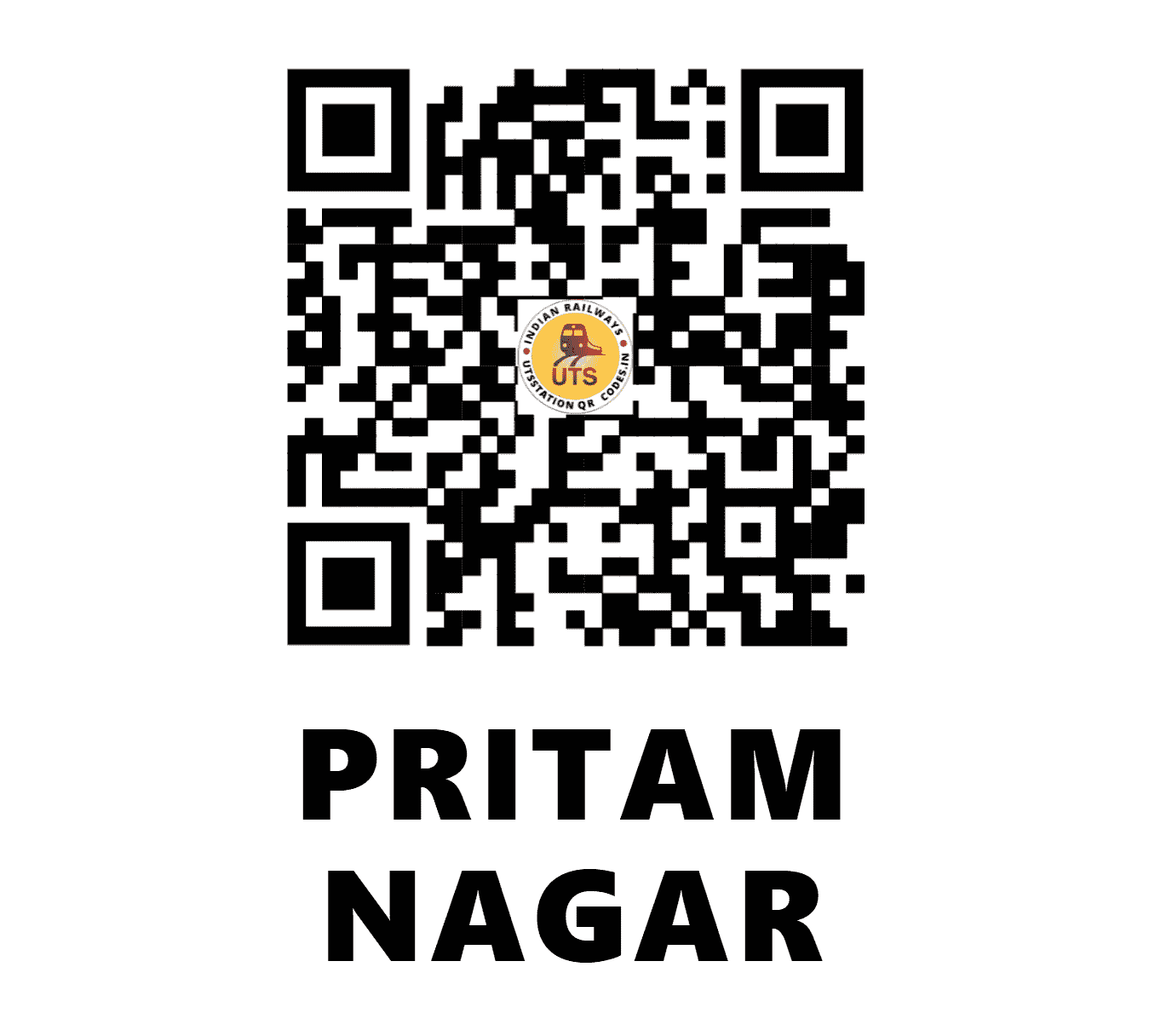 UTS QR Code for PRITAM NAGAR - PRNG (WR - MADHYA PRADESH)